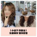 디자인 잘하는 수성구미용실 젤리펌 후기, 도움헤어 범어본점(오늘 디자이너)