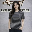 루이까스텔 | 요즘 많이 쓰는 루이까스텔 [26년 여름 신상품 최저가] 여성 냉감원단 잔스트라이프 라운드반팔티셔츠 1...