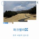 원주 파크밸리cc 라운딩 후기 최상급 그린 관리 상태 친절 캐디님