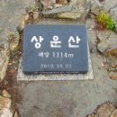 상운산[上雲山] 1114m 경북 청도 / 울산 울주 이미지