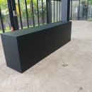 한백디자인 | ●[한백가구] 안내데스크 블랙(W1500) W1500 * D600 * H900