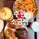수영전자 | [경기도/수원]수원대형카페 베이콜로지 빵학개론 수영 영통점 솔직후기 (주차 편한 소금빵 맛집)