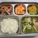 20230711 - 차조밥, 닭다리백숙, 오징어볶음, 새콤오이무침, 배추김치 이미지