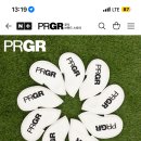 PRGR 검은색 아이언 커버 풀세트 있으신 분 이미지