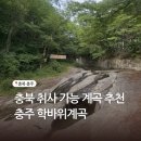 충청도충남충북횟집 | 충북 취사가능 계곡 추천 충주 학바위계곡 후기 주차 화장실 워터슬라이드