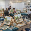 수채화로 만나는 일상 스케치 이미지