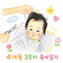 4개월 3주차 육아일기, 2차 영유아검진과 배냇머리 이발