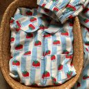 토마토세탁 | 토마토 여성 긴팔 순면 잠옷 홈웨어 세트