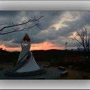 풍차와해넘이 이미지