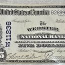 Series Date1902 Charter Date 1918 US 5 Dollar Bill 이미지