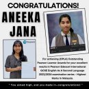 Outstanding Pearson Learner Awards-Aneeka Jana 이미지