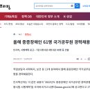 2022년 중증장애인 61명 국가공무원 경력채용입니다. 한국방송공사 노머니 노아트를 보고 알수 없는 내용입니다. 이미지