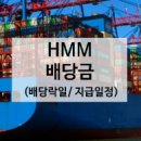 운성산업 | HMM 배당금 및 배당일 (배당기준일/ 배당락일/ 배당금 지급일 등)
