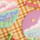 오일파스텔로 그리는 풍경화 이미지