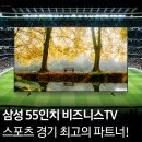 야구·축구 볼 때 잔상 없는 TV 찾나요? 삼성 55인치 비즈니스TV 스포츠 시청 리뷰