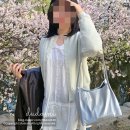 소3-34 | 아이띵소 니트백 실버 대만족 보부상 데일리백 실착후기까지 직장인가방