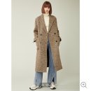 보브헤어(VOV) | 보브 헤링본 조직 더블 롱코트 윈터세일2021F/W VoV 신세계백화점 할인 구매후기