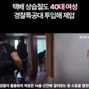택배상습절도 40대, 경찰특공대 제압 장면 이미지