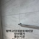 모아엘가 아파트 앞 | [평택 고덕 대광로제비앙 모아엘가 아파트] 욕실, 세탁실, 베란다 줄눈 시공 후기