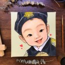 기초 스케치와 캐리커처 이미지