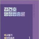 2025 김건호 행정법총론 비교불가 행정법총론 기출지문 OX(비행기),메가공무원 이미지