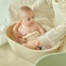 목욕의 정석 | 🛁 "신생아 목욕, 전쟁일까 봐 겁나시죠?" 말랑하니 헹굼 욕조 1+1 출산 선물템 후기