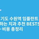 수원정성치과의원 | 경기도 수원역 임플란트 싸고 잘하는 치과 추천 BEST5 | 가격·비용 총정리
