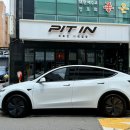 타이어스페셜 | 잠실 손세차 피트인 디테일링 테슬라 스페셜 세차 유막제거 발수코팅 후기