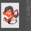 디지털 드로잉 이미지