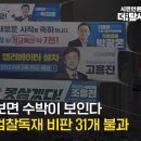 [긴급점검] 민주당 현수막 보면 수박이 보인다 91개 지역구중 검찰독재 비판 31개 불과 이미지