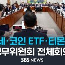 정무위원회 전체회의..금투세·코인 ETF·티몬 등 주목 이미지