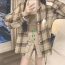 마이티 시스루 체크남방 이미지