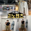 카패션 | 유니클로 레귤러핏 스트레이트 치노팬츠 실착 후기 및 사이즈 코디 추천