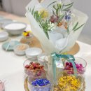 꽃 디저트 만들기 이미지