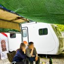가족과 함께 리딩보드게임 | 전남 카라반 지리산포레스트카라반 4번｜여름 계곡 바베큐 불멍 숙소 추천