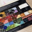 미니팔레트 | 🎨 휴대성 귯! "고넹이화방 미니 팔레트" 간단 후기!