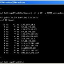 tracert -d -h 29 -w 5000 www.yahoo.co.kr 이미지