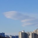 강릉상공 UFO 출현 이미지