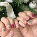 CU 하당행복점 | [판교역 네일] 하르네일: 크리스마스 네일아트 디자인 잘하는 신상 분당 네일샵 추천 (12월 이달의 아트)