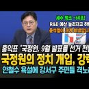 홍익표 &#34;국정원의 정치 개입, 강력히 경고한다&#34; R&amp;D 예산 늘리자고 하니, 윤석열이 크게 화냈답니다~ 안철수 욕설 파문에 강서구 주민 이미지