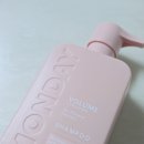 부드러운 감성 오일파스텔 | 볼륨 없던 머릿결이 달라졌어요, 파스텔 핑크 감성의 먼데이 콜라겐 헤어 볼륨 샴푸 후기