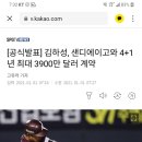 김하성 4+1년 최대 3900만 달러 계약 이미지