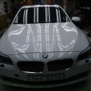 BMW 528i 화이트---＞유광레드메탈릭랩핑 에스가드코리아수원본점 변신스토리... 이미지