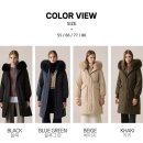 엄마 겨울옷 연말선물 유로컬렉션 24FW 사가폭스퍼 레빗 풀스킨 구스다운 롱코트 내돈내산