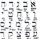 히브리어 알파벳 이미지