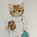 수채 일러스트 이미지