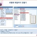 라벨로 메일머지 만들기(한글 2007) 이미지