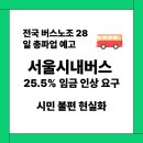 전국자동차노동조합연맹경기지역자동차노동 | 서울 시내버스 기본급 8.2% 인상 요구…2800억 추가 부담? 28일 전국 동시 파업 현실화되나