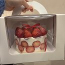 롯데쇼핑(주)롯데식품관평촌점 | 평촌 롯데백화점 레터링 케이크 해피베어데이 | 생크림 딸기케이크 맛집