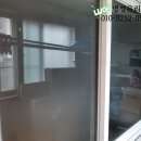 명성배관 | ｢일직동유리｣일직동거울 에어컨 배관유리 타공작업、명성유리의 깔끔한 시공후기